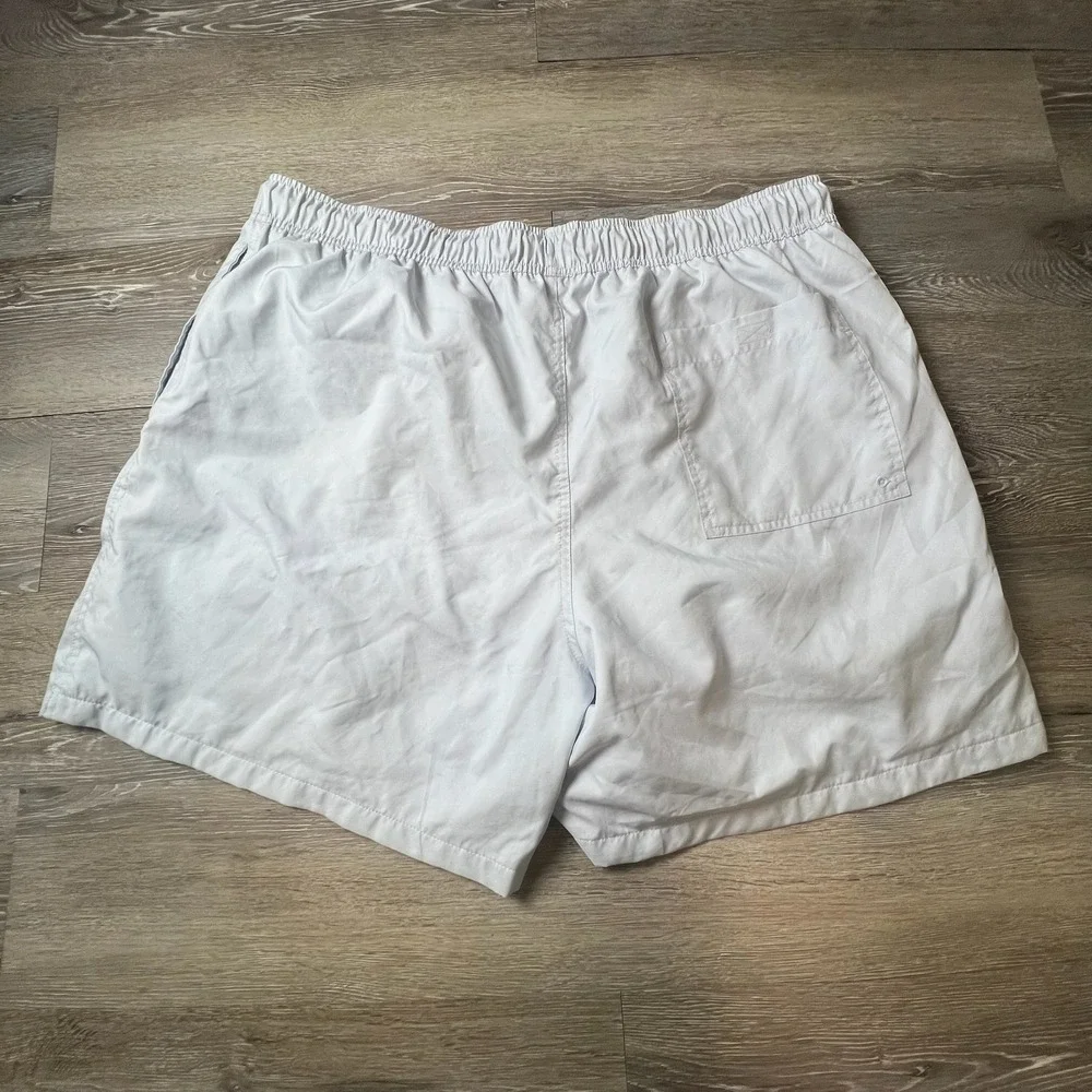 Nike‎ Swim Trunks Mens XXL Light Grey Mesh Lined 5